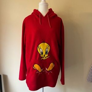 vintage looney tunes fleece sweatshirt